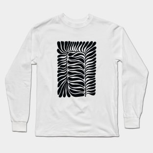 black herbarium piece Long Sleeve T-Shirt